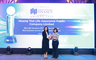 เมืองไทยประกันชีวิต คว้า 2 รางวัลใหญ่ จากเวที “International Finance Awards 2024”