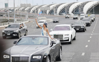 MGC-ASIA สนับสนุนอัครยนตรกรรม โรลส์-รอยซ์ ร่วมขบวนแห่ต้อนรับ 