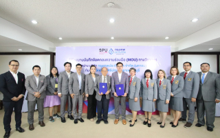 กรุงเทพประกันชีวิต MOU ม.ศรีปทุม วิทยาเขตชลบุรี เดินหน้าเสริมศักยภาพ