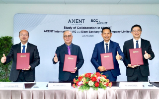 SCGD จับมือ AXENT Switzerland ขับเคลื่อนการเติบโตตลาดสุขภัณฑ์อัจฉริยะ 