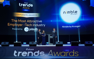 กรุงศรี นิมเบิล คว้ารางวัล The Most Attractive Employer - Tech Industry 