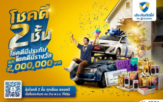 “ประกันติดโล่”พลิกวิกฤตความซวย!ส่งแคมเปญโชคดี 2 ชั้น ซื้อประกันวันนี้ 