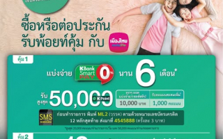 เมืองไทยประกันชีวิต ผนึกกำลังธนาคารกสิกรไทย เสิร์ฟ 2 โปรโมชันสุดคุ้ม  