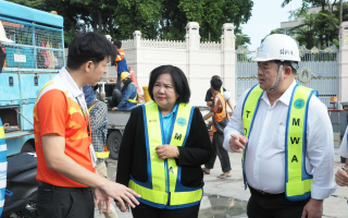 ผู้ว่าการ กปน. ลงพื้นที่เช้านี้ ตรวจความพร้อมในการให้บริการน้ำประปาหลัง
