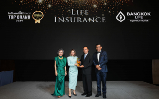 กรุงเทพประกันชีวิตคว้ารางวัล Top Influential Brand Award 